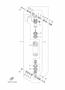 YZ125 リヤサスペンシヨン