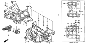 ST1100P Картер двигателя