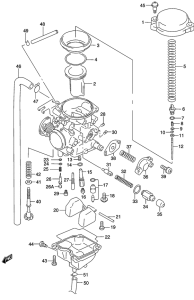 GZ250 Carburetor assy