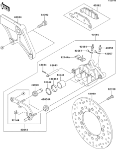 VN800 Rear brake(e4 / e5)