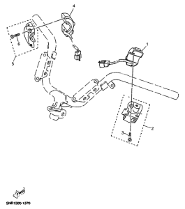 YP150D Handle switch. lever
