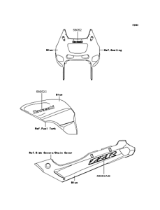 ZX400 Наклейки