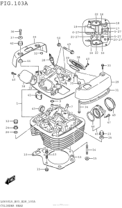 LS650 Головка цилиндров