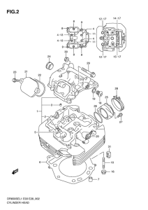 DR650 Головка цилиндров