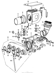 CB350 Воздушный фильтр