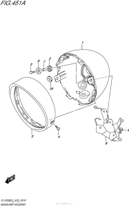 VL1500B Фара головного света