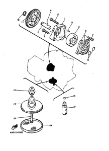 FJ600 FJ600A Маслонасос