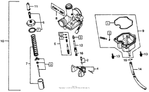 CB125S Carburetor 78-79