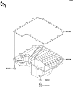 ZX900 Маслянный поддон