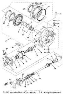 XS850H Ведущий вал