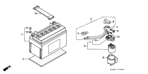 CH125 Аккумулятор