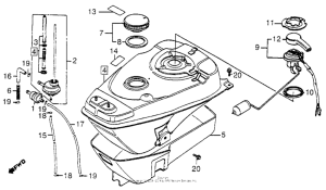 NH80 Топливный бак