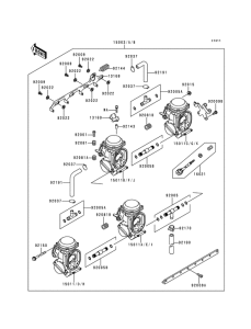 ZX600 Carburetor assy