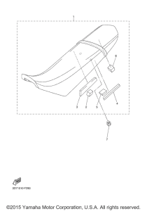 WR250R Сиденье