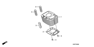 CBF125M Цилиндр