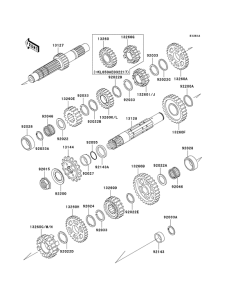 KL650 Трансмиссия