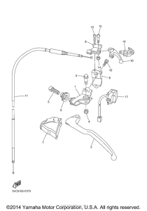 YZ250FV Рулевые переключатели