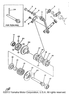 YZ250E Регулятор,вед .звезда