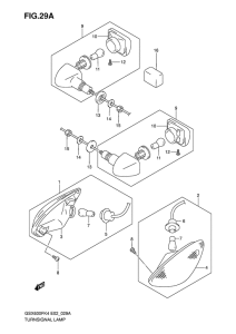GSX600 Поворотники