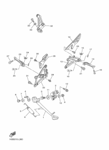 YZF-R1R ( RaceBase) Стэнд и упор для ног