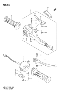 UG110 Рулевой рычаг