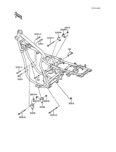 ER250 Рама ,крепежные детали