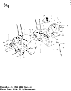  Картер двигателя