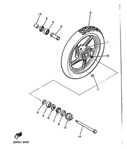 V-MAX12 Переднее колесо
