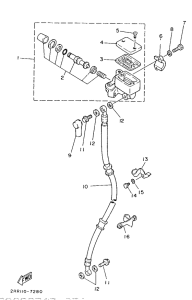 YSR80 Главный тормозной цилиндр
