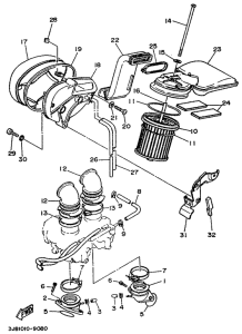 XV500 Впускная система