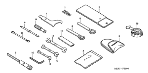CBF600 (Naked) Инструмент