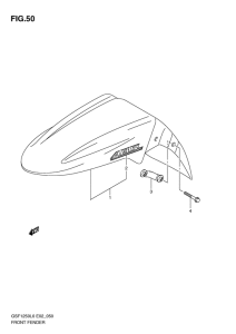 GSF1250 Переднее крыло