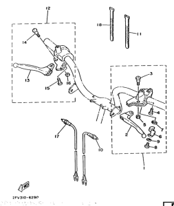 MA50 Handle switch. lever