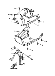 EW50 Support & repose pied