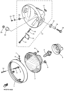 XJR1300 ﾍﾂﾄﾞﾗｲﾄ