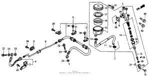 ST1100 Rear brake master cylinder 1100
