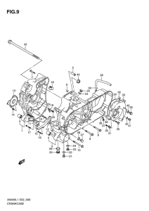 AN400 Картер двигателя