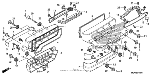 GL1800 (ABS) Крышка головки цилиндров