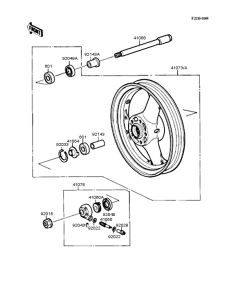 KR250 Переднее колесо
