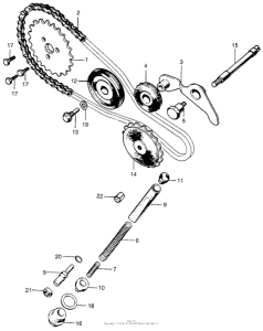 Z50A Натяжитель цепи