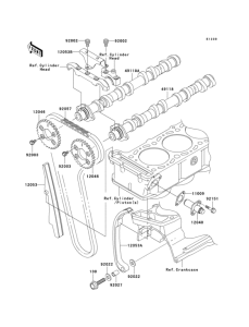 ZX1200 Распред вал