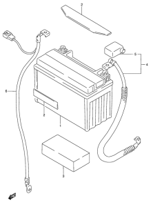 GSX750 Аккумулятор