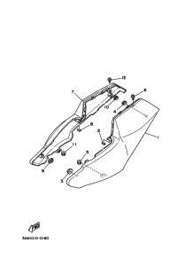 TZ50 Крышка боковая