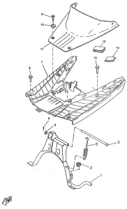 CW50RS Stand. footrest