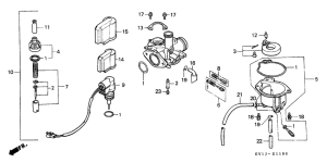 SA50S Carburetor assy