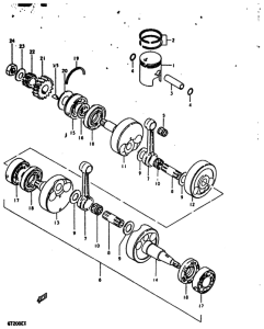 GT200 Вал коленчатый