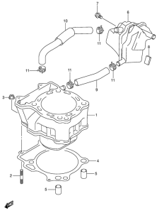 DR-Z400 Цилиндр