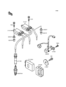 ZX250 Система зажигания