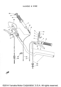 YD3 Handle and cables