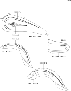 VN1600 Decals(white)(a2)